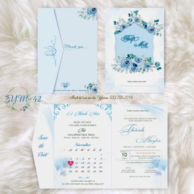 Thiệp cưới YM42