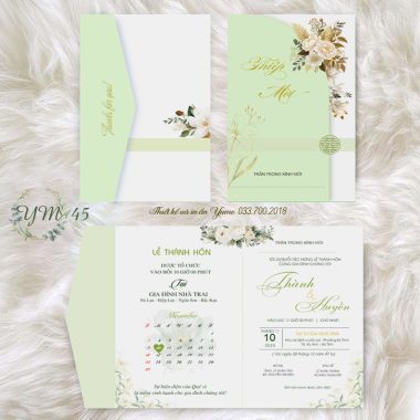 Thiệp cưới YM45