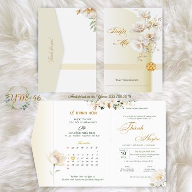 Thiệp cưới YM46