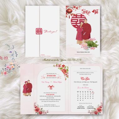 Thiệp cưới YM49