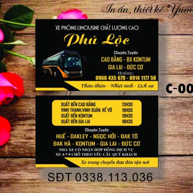 Card visit ô tô C006