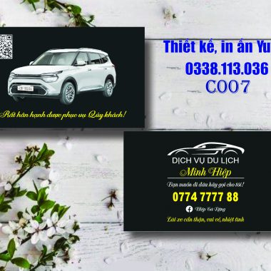 Card visit dịch vụ ô tô C007