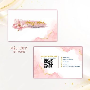 Mẫu card visit card đẹp C011