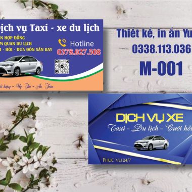 Card visit ô tô M001