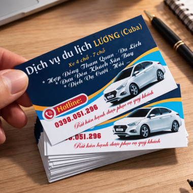 Mẫu card visit taxi M008