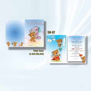 Thiệp mời sinh nhật SN07