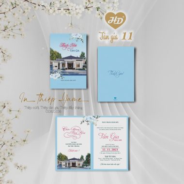 Thiệp mời Tân Gia HD11