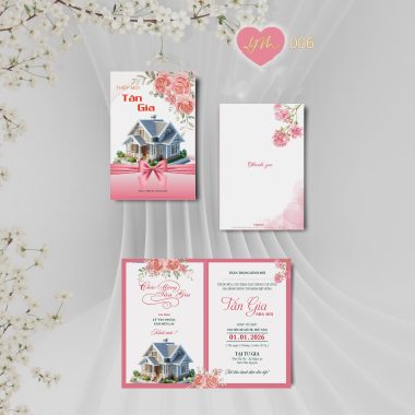 Thiệp mời Tân gia YM006