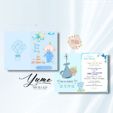 Thiệp mời sinh nhật TN06