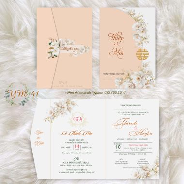 Thiệp cưới YM41