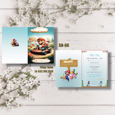 Thiệp mời sinh nhật SN06