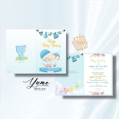 Thiệp mời sinh nhật TN07