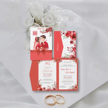 Thiệp cưới YM29
