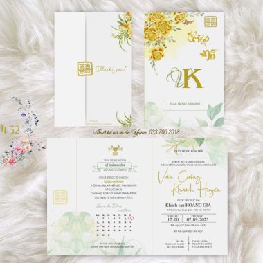 Thiệp mời YM52