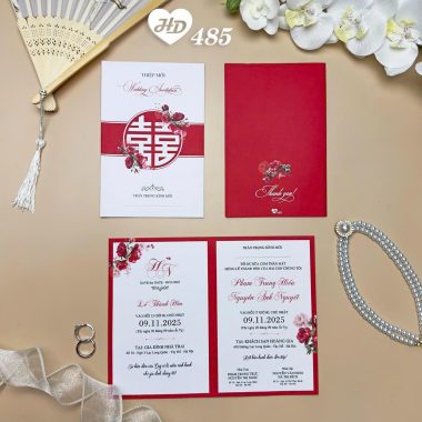 Thiệp cưới HD485