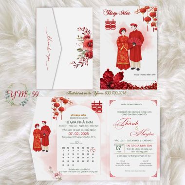 Thiệp cưới YM YM59