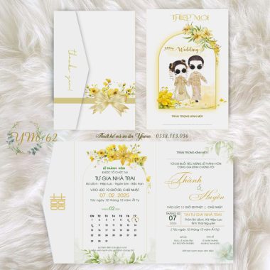 Thiệp cưới YM62