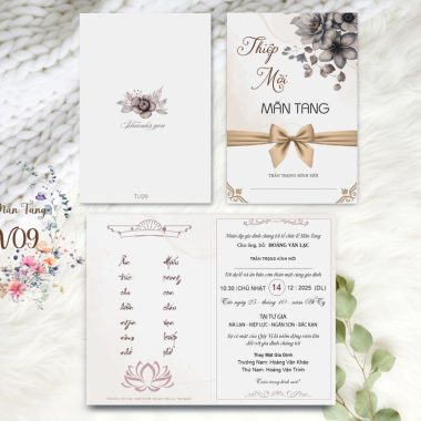 Giấy mời mãn tang TV09
