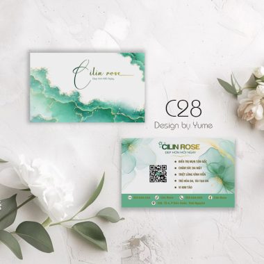 Mẫu card visit Spa – Ngành làm đẹp C28