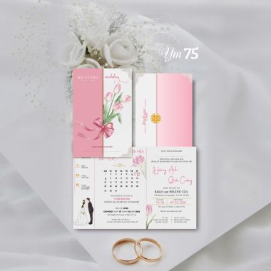 Mẫu thiệp cưới YM75